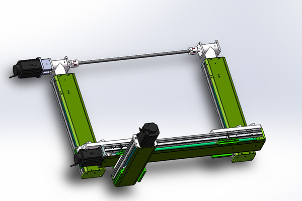 雙絲桿加轉(zhuǎn)角器同動(dòng)組合