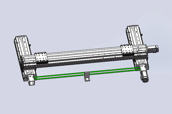 雙絲桿加轉(zhuǎn)角器同動(dòng)組合方案