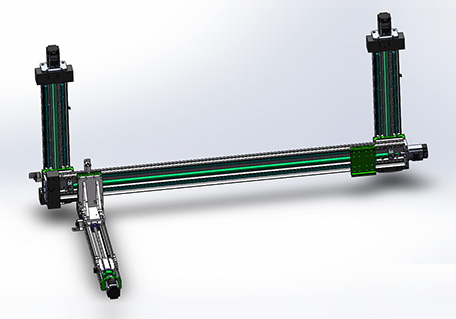 雙軸同動(dòng)（風(fēng)琴罩龍門組合)
